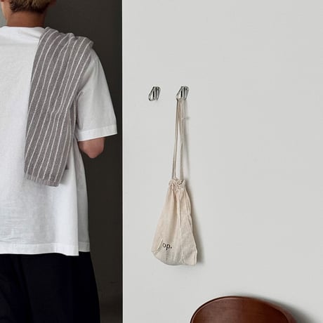 予約販売9月下旬～10月上旬頃発送予定　wall-03139　Utility Clip ステンレス ウォールフック 2個セット