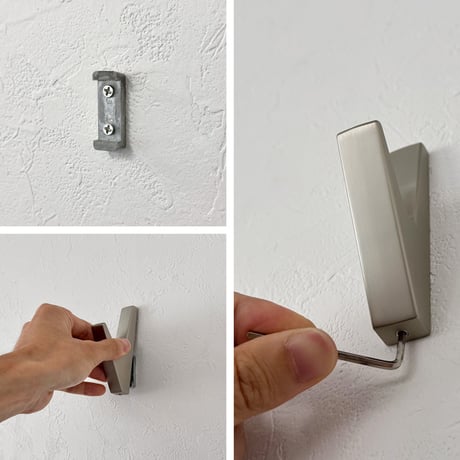 wall-03137　V-shape メタル ウォールフック 2個セット