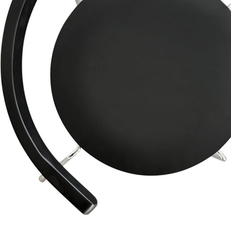 予約販売11月中旬～11月下旬頃発送予定　chair-03118　カーブアーム フォールディングチェア ブラック