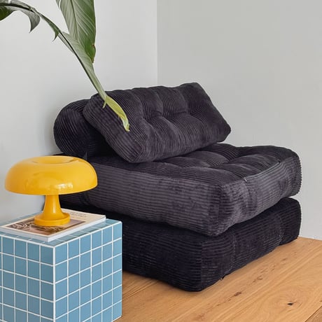 予約販売9月中旬～9月下旬頃発送予定　sofa-03007　2way コーデュロイ 1人用 マルチソファベッド