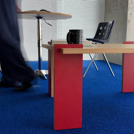 予約販売9月上旬～9月中旬頃発送予定　table-03233　天然木 color legs プライウッド コーヒーテーブル 80×80cm