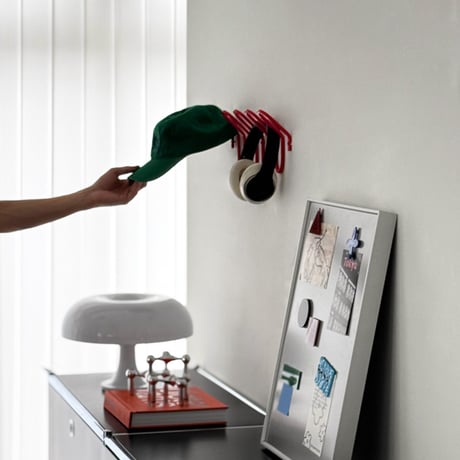 予約販9月中旬～9月下旬頃発送予定　wall-03136　Wave Iron Wall-Mounted ウェーブ ウォールフック