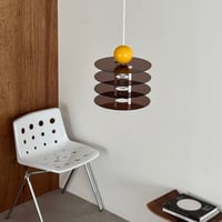 light-03372　Acrylic Flying Saucer ペンダントライト 口金E17