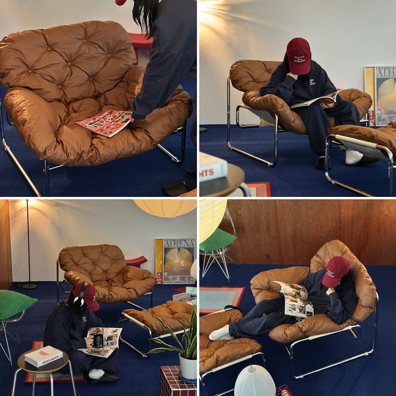 一部予約商品】 chair-03088 新色追加 シルバーフレーム パテッド