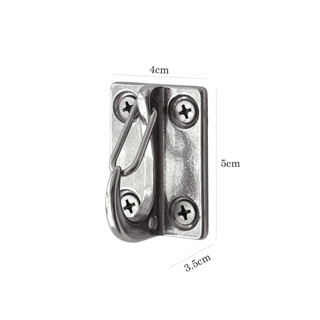 予約販売9月下旬～10月上旬頃発送予定　wall-03138　Square Latch ステンレス ウォールフック 2個セット
