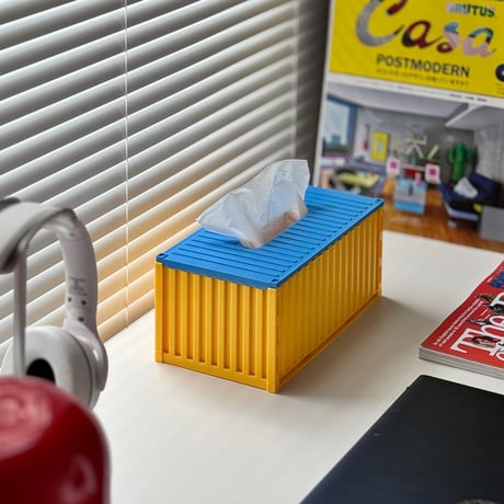 予約販売9月上旬～9月中旬頃発送予定　tissuebox-03099　バイカラー ボックス ティッシュケース