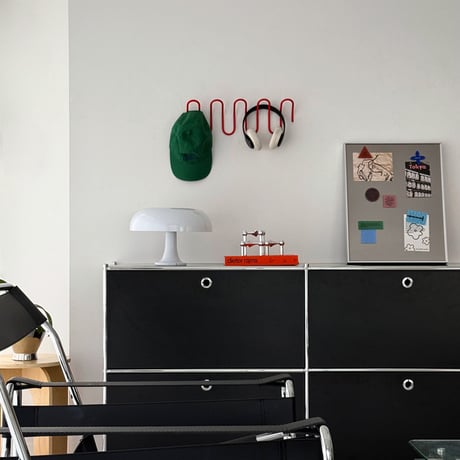 予約販9月中旬～9月下旬頃発送予定　wall-03136　Wave Iron Wall-Mounted ウェーブ ウォールフック