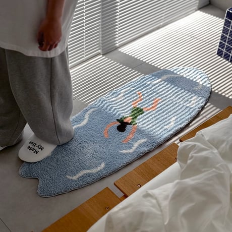 予約販売9月中旬～9月下旬頃発送予定　rug-03112　Swim サーフボード ラグ 45cm×125cm