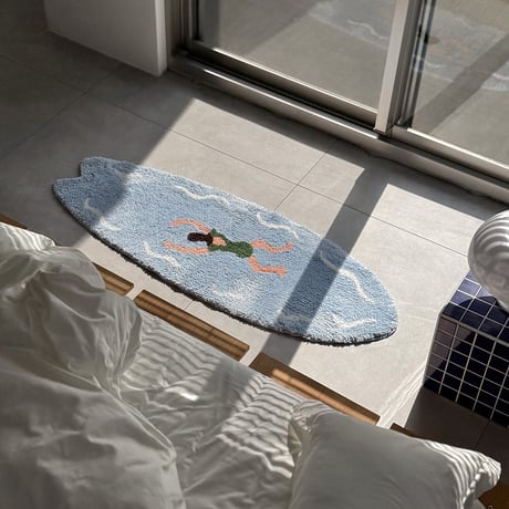 予約販売9月中旬～9月下旬頃発送予定　rug-03112　Swim サーフボード ラグ 45cm×125cm