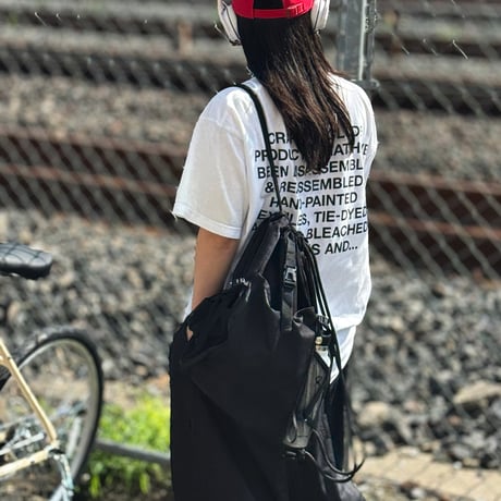 予約販売9月上旬～9月中旬頃発送予定　bag-03123　多機能 ナップサック ブラック