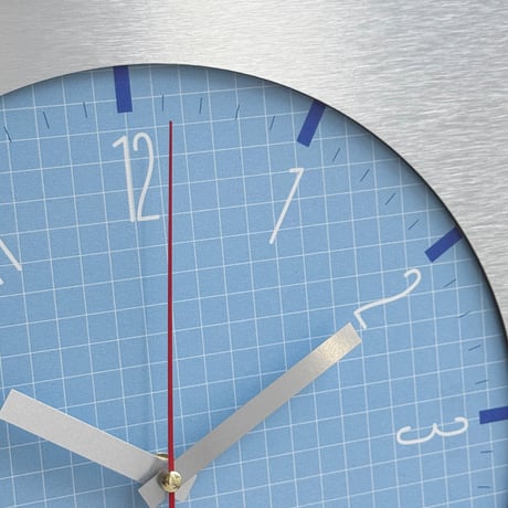 予約販売10月下旬～11月上旬頃発送予定　clock-03135　POOL GRID スクエアウォールクロック 掛け時計 静音