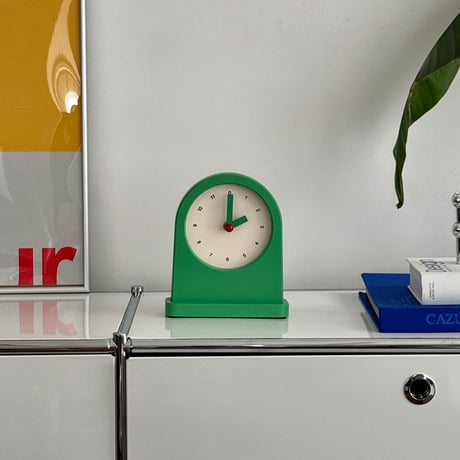 予約販売9月下旬～10月上旬頃発送予定　clock-03133　Color Arch テーブルクロック 置き時計 静音