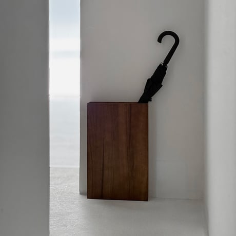 予約販売9月中旬～9月下旬頃発送予定　umbrella-03026　スリムデザイン 天然木突板仕上げ アンブレラスタンド 傘立て