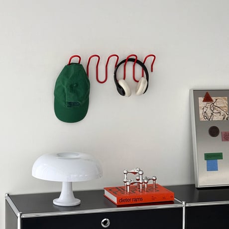 予約販9月中旬～9月下旬頃発送予定　wall-03136　Wave Iron Wall-Mounted ウェーブ ウォールフック