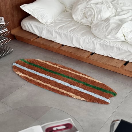 予約販売9月中旬～9月下旬頃発送予定　rug-03113　マルチボーダー サーフボード ラグ 45cm×125cm