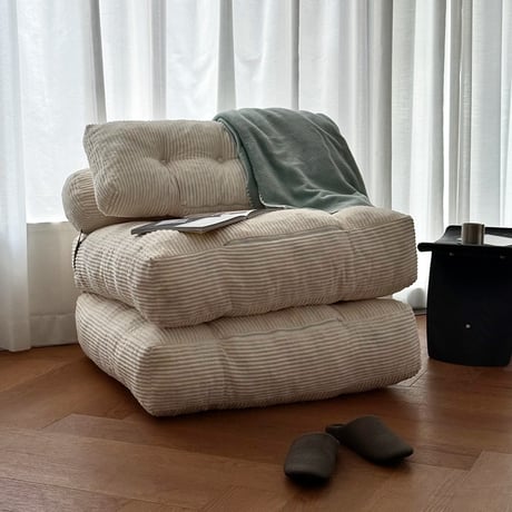 予約販売9月中旬～9月下旬頃発送予定　sofa-03007　2way コーデュロイ 1人用 マルチソファベッド