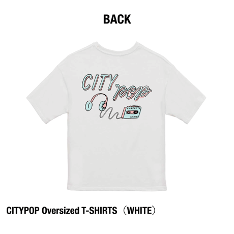 CITYPOP Oversized Tee (White)