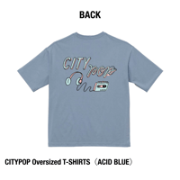 CITYPOP Oversized Tee (Acid Blue)