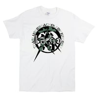OLEDICKFOGGY x THA BLUE HERB x bacho / three-way collaboration T-Shirts White