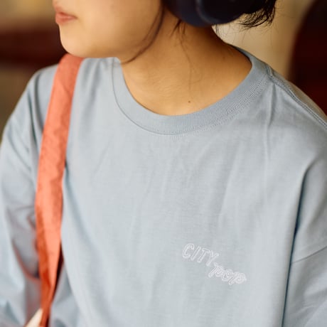 CITYPOP Oversized Tee (Acid Blue)