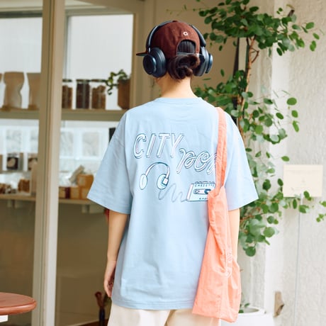 CITYPOP Oversized Tee (Acid Blue)