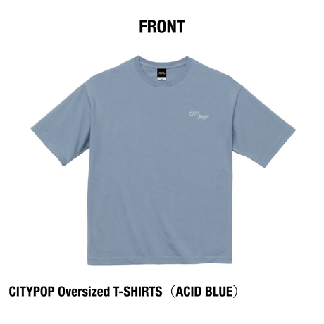 CITYPOP Oversized Tee (Acid Blue)