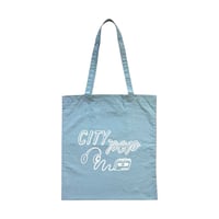 CITY POP ナイロントートバック（ストーンブルー）