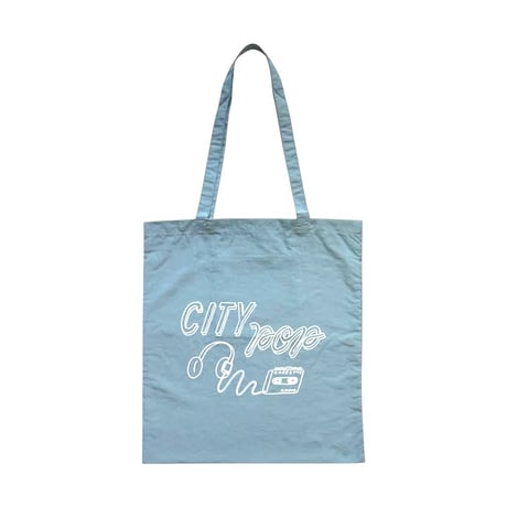 CITY POP ナイロントートバック（ストーンブルー）