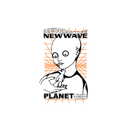 NEW WAVE TEE "WHT"