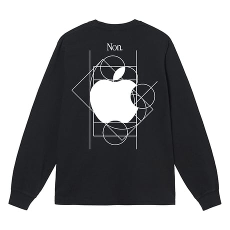 Letter L/S TEE"BLK"