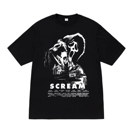 SCREAM TEE "BLK"