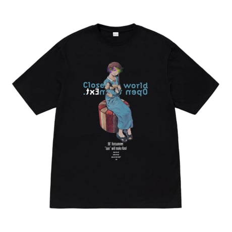 The Virtual Girl B TEE "BLK"