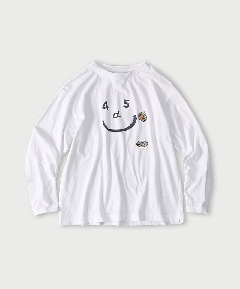 極美品 45R 葉山限定 冒険HAYAMAくんの908オーシャンTシャツ R刺繍 スマアールコーヒー刺繍の908海比古Tシャツ | 45R葉山店