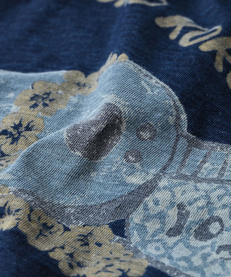 KOROKOROプリントのMキャミ比女 (インディゴ) | 45R葉山店