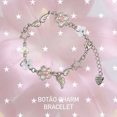 botão charm bracelet