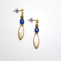 サファイア　ピアス