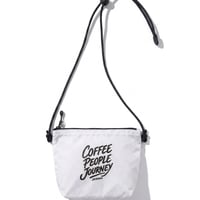 「WEB限定」COFFEE PEOPLE ／ コーヒーピープル「COFFEE PEOPLE JOURNEY」ナイロンサコッシュ
