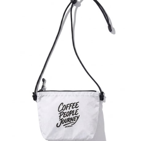 「WEB限定」COFFEE PEOPLE ／ コーヒーピープル「COFFEE PEOPLE JOURNEY」ナイロンサコッシュ