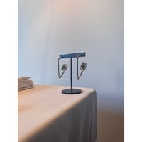 CREZUS Paris | VOLT Pierced Earrings ( Silver )
