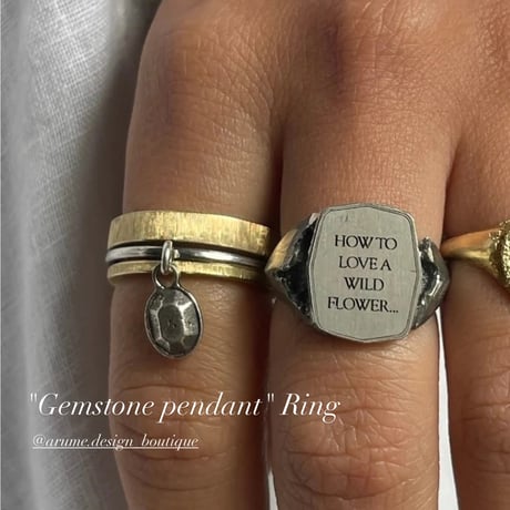 TO GARAL Madrid | "Gemstone pendant" Ring