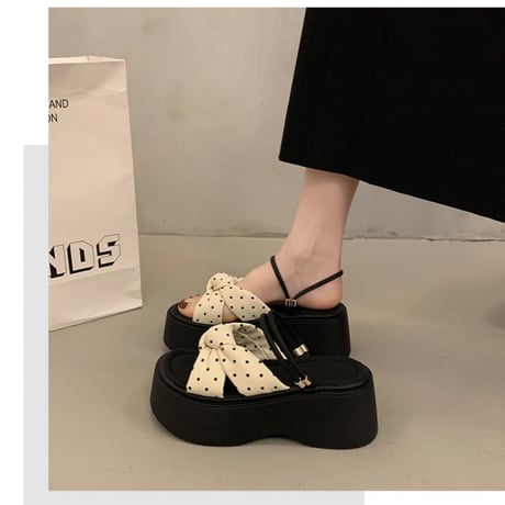 厚底 サンダル 歩きやすい 7cm かわいい 厚底 スリッパ 2way 夏 M331