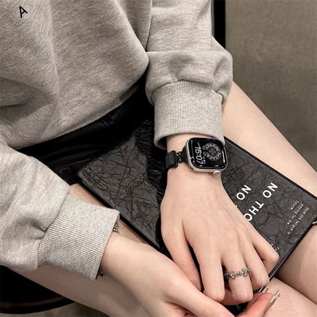 アップル ウォッチ バンド マグネット apple watch バンド 通気 性 レディース M336