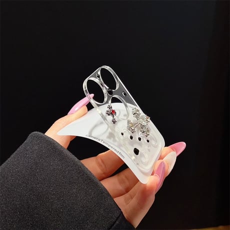 iphone18pro/17pro カメラ カバー かわいい Iphone17promax カメラ カバー デコ M338