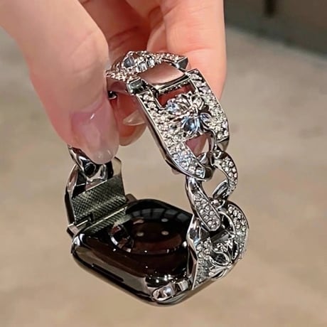 apple watch バンド キラキラ アップル ウォッチ ブレスレット 蒸れ ない M333