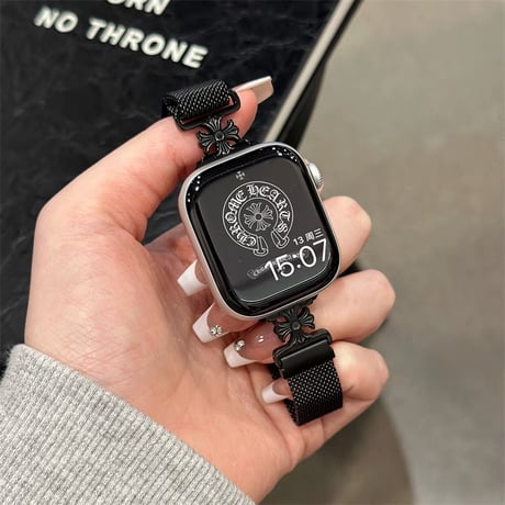 アップル ウォッチ バンド マグネット apple watch バンド 通気 性 レディース M336