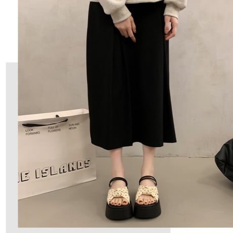 厚底 サンダル 歩きやすい 7cm かわいい 厚底 スリッパ 2way 夏 M331
