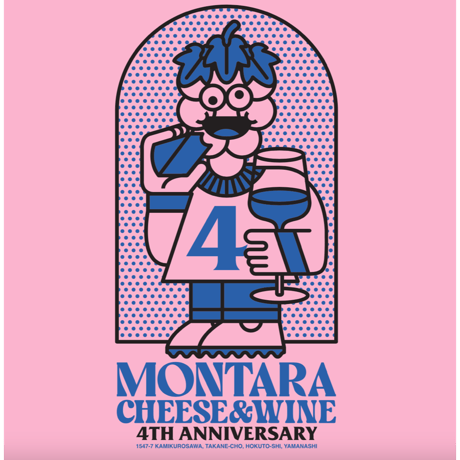 【受注販売】montara 4TH ANNIVERSARY T-SHIRTS　✳︎8/30（日）締切