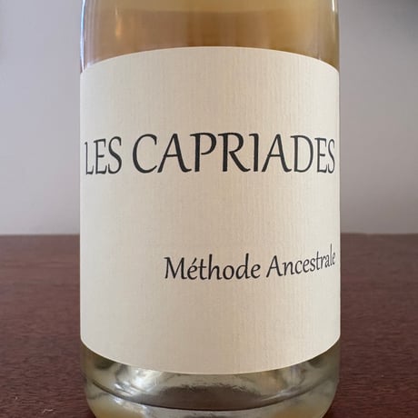 Les Capriades  /   Méthode Ancestrale 2022 Pet' Sec Blanc