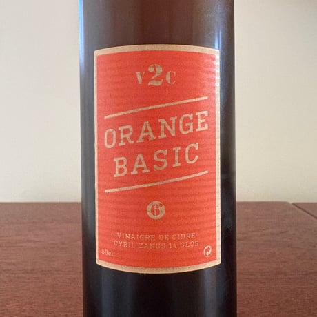 Cyril Zangs   /  Orange Basic Vinaigre de Cidre