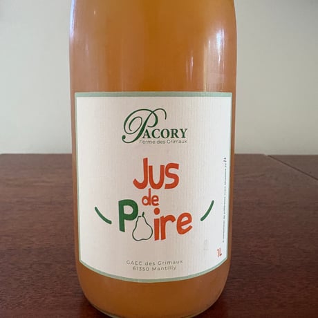 Pacory  /  Jus de Poire 1L